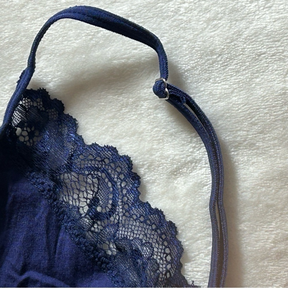 Avidlove Navy Lace Trim Lingerie Size XXL - Picture 12 of 12